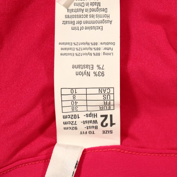 NWT Seafolly X Revolve Brazilian Tie Side in Persian Pink - Picture 7 of 13